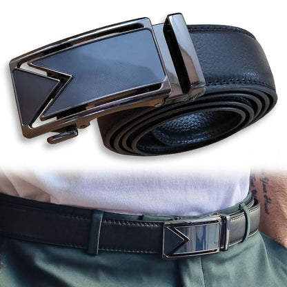 Ceinture à cliquet pour hommes ceinture en cuir pour hommes avec boucle coulissante ceintures à cliquet pour hommes USA