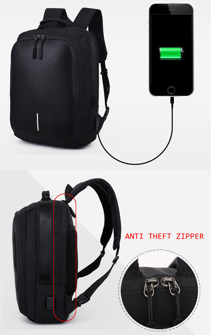 Sac à dos antivol pour ordinateur portable USB