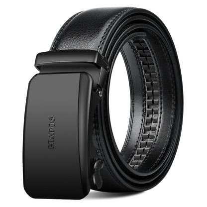Men's Automatic Buckle Real Belt - Authentic Quality