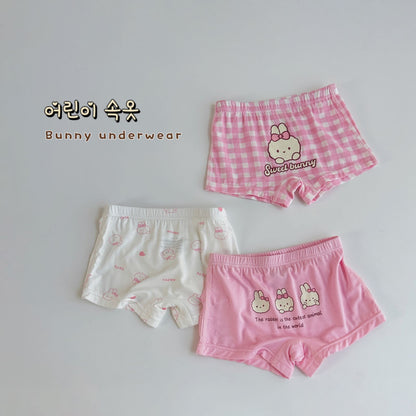 Tredelad uppsättning barnkalsonger Modaltryck Baby Kindergarten Boxershorts