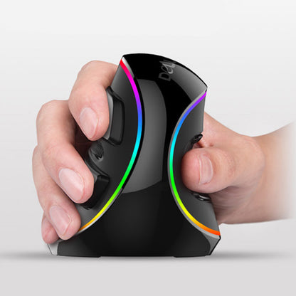 Vertikal ergonomisk Snail RGB anti-mus handkopplad mus