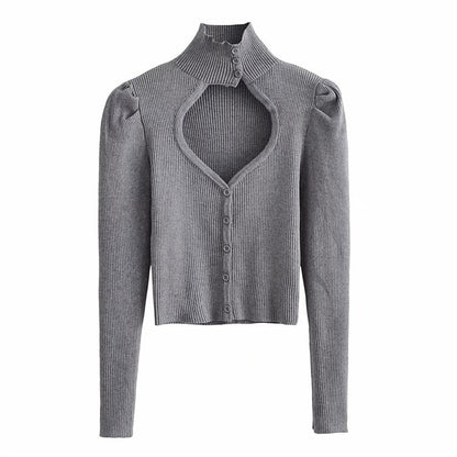 Cardigan femme en maille fine à bas fin 