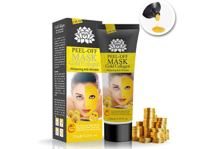 Masque peel-off au collagène doré