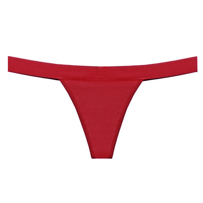 Women Breathable Cotton Thong Period Underwear Low Rise Briefs