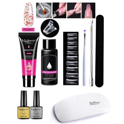 7-delad Nail Art Crystal Extender Set