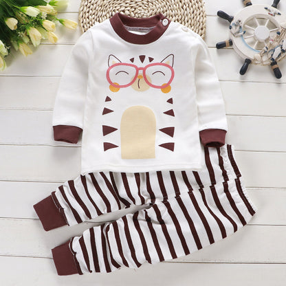 Costume de sous-vêtements en coton pour enfants, garçons et filles