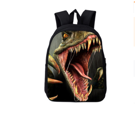 Sac à dos chaud dinosaure jurassique pour élèves du primaire et du secondaire sac de réduction de charge résistant à l'usure impression 3D une génération de ventes directes d'usine