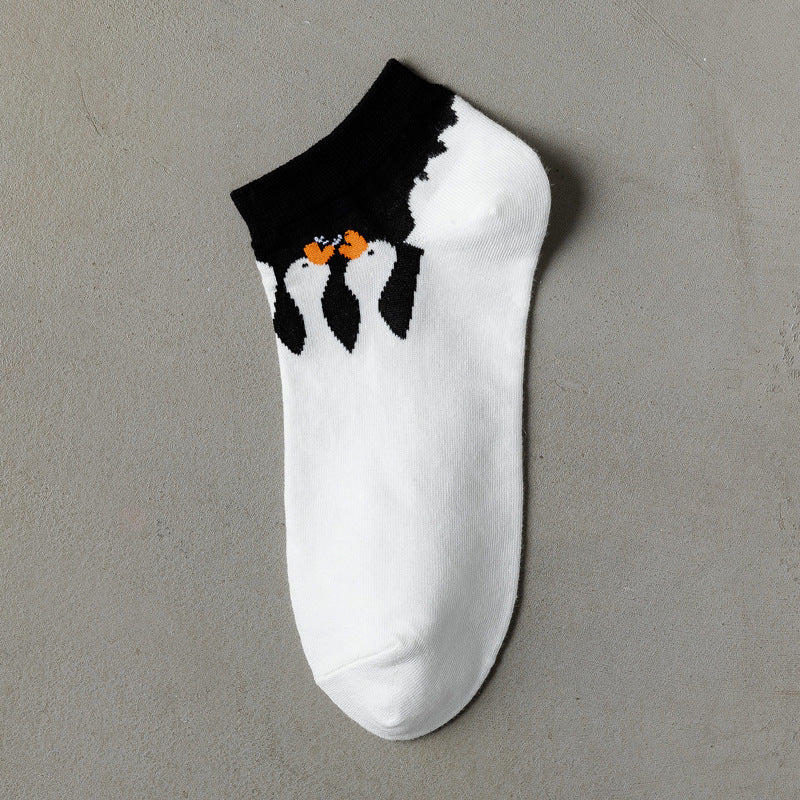 Chaussettes filles coton bateau chaussettes bouche peu profonde printemps été automne bateau chaussettes