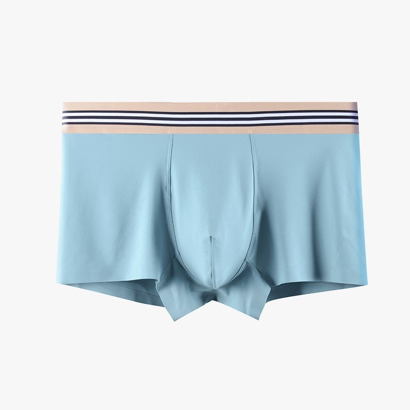 Summer Antibacterial Breathable Mid-waist Boxers Men