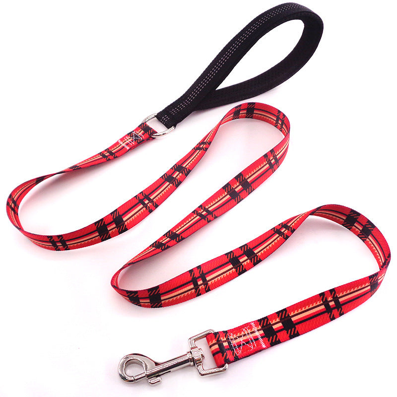 Flower training dog pet supplies printed dog leash