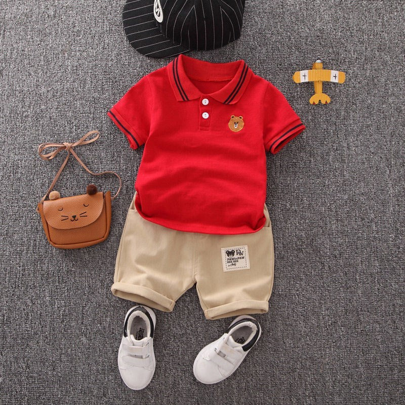 Boys Short Sleeve Suit - Professional Design