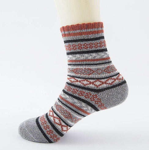 Winter Thick Warm Stripe Wool Socks