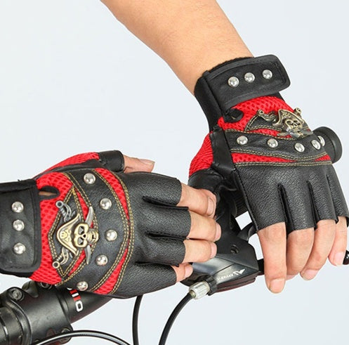 des gants de cuir