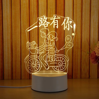 Bedroom bedside creative electronic night light