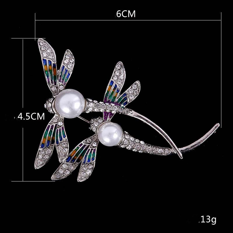 High-grade alloy brooch female diamond brooch