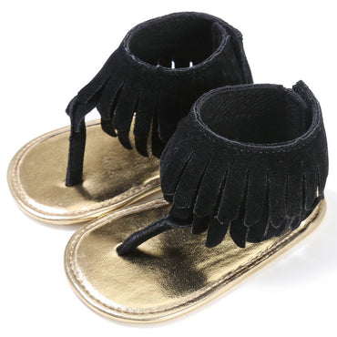 Summer Children's Sandals - Retro Tassel Flannel Baby Sandals