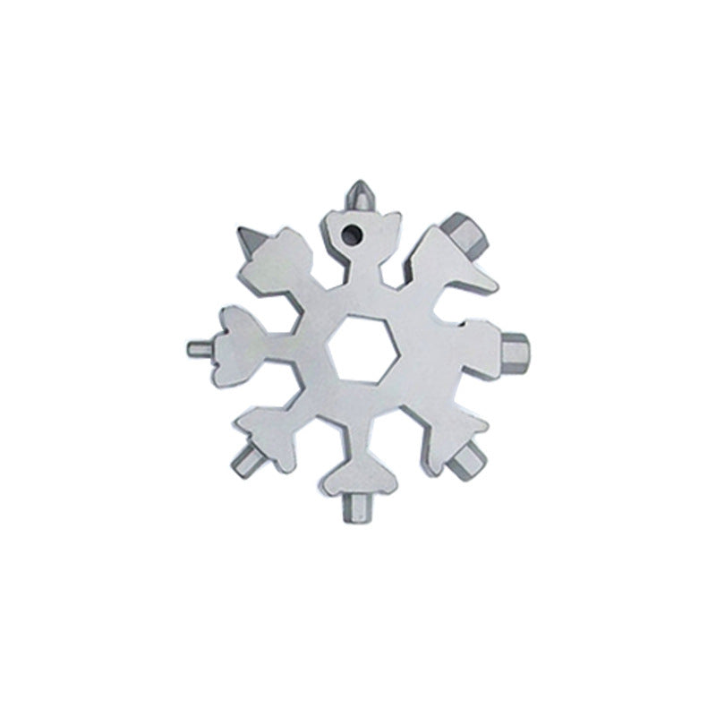 Creative Snowflake Shape Six Angle Wrench Portable Bicycle Maintenance Gadget