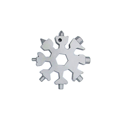 Clé à Six angles créative en forme de flocon de neige, Gadget Portable d'entretien de vélo