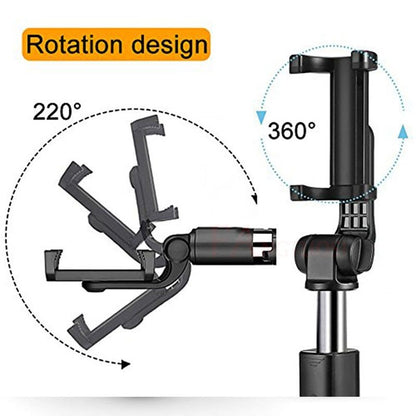 Stativ Selfie Stick Mobile Universal Live Triangel Bracket En Bluetooth Selfie Artefakt