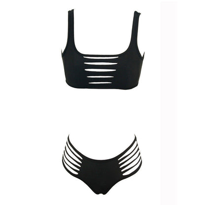 Baddräkt Beachwear Slit Bikini Baddräkt