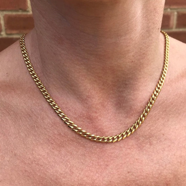 Collier pour hommes, chaîne en corde cubique, mode tempérament