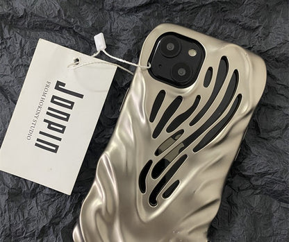 Titanium Gray Wind Hollowed Out Suitable For 1413 Phone Cases