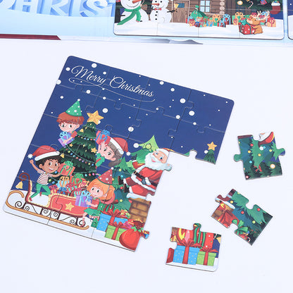 Christmas Magnetic Folding Jigsaw Puzzles