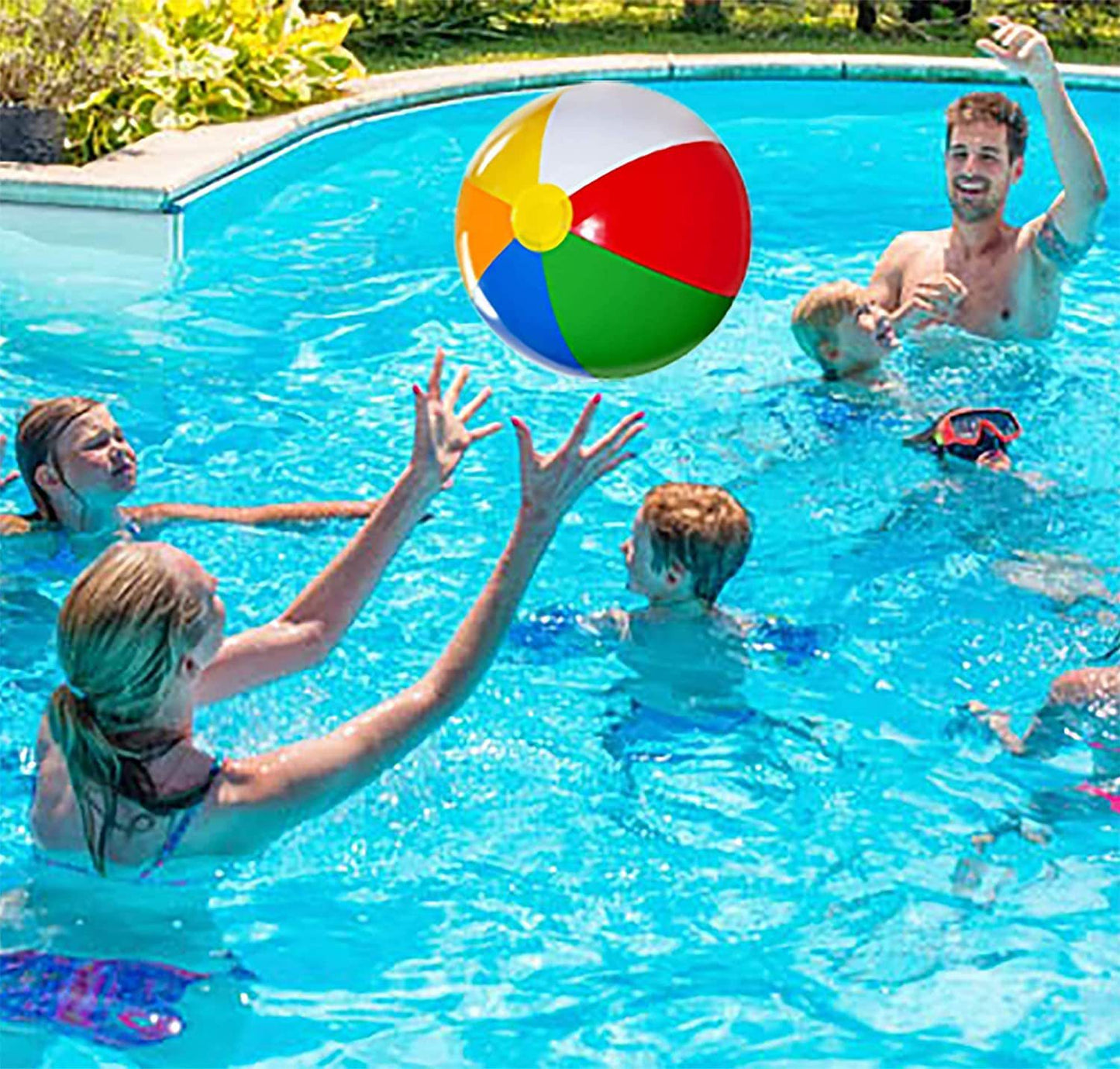 Beach Ball Inflatable Rainbow Toy Pool