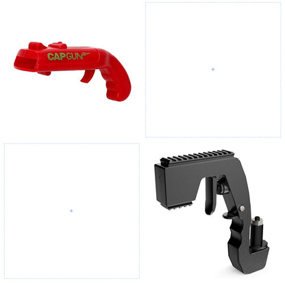 Kan öppnare Spring Cap Catapult Launcher Gun Shape Bar Tool Drick öppnande skott ölflaska öppnare Creative