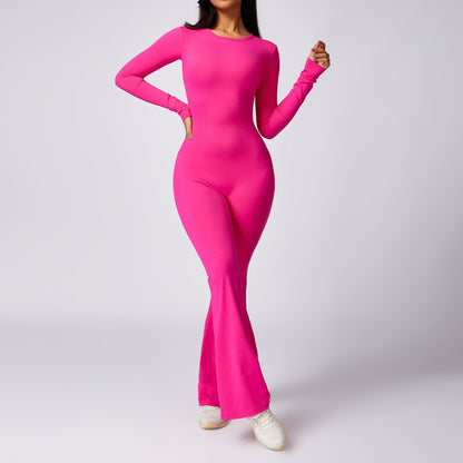 C it all Long Sleeve Yoga Jumpsuit - Quick-Dry Naked Feel