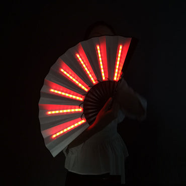 LED Luminous Fan Color Folding Fan