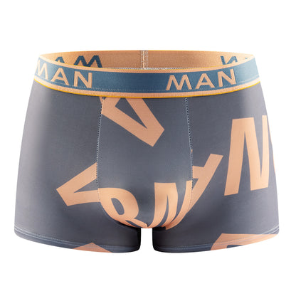 Herr Issilkesboxershorts Sommartunna Antibakteriella Andningsbara Boxershorts Sömlösa Ungdomsbyxor Herrbatch