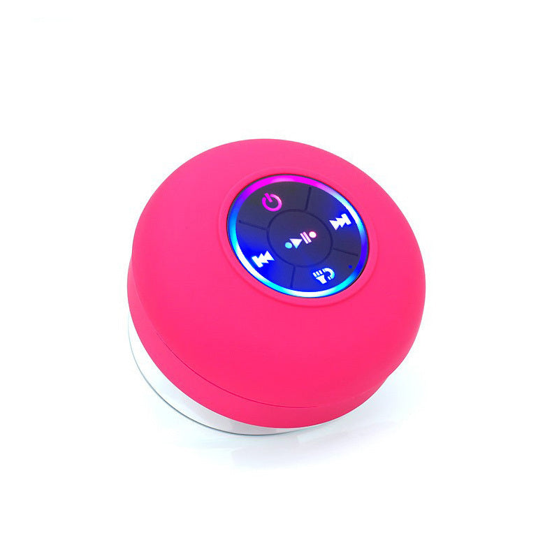 Stor sugkopp Vattentät Bluetooth-högtalare LED-ljusutsändande
