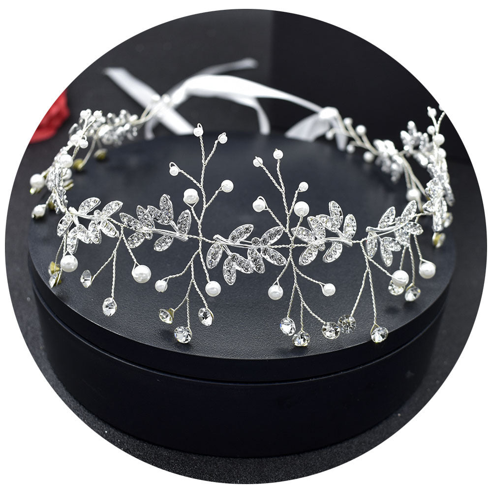 Bridal Hair Band Rhinestone Alloy