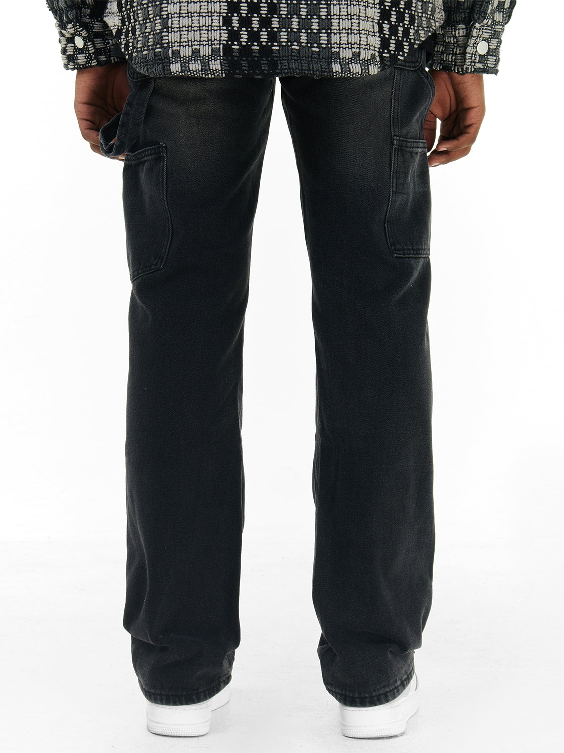 Gradient Washed Straight Leg Pants American High Street Men