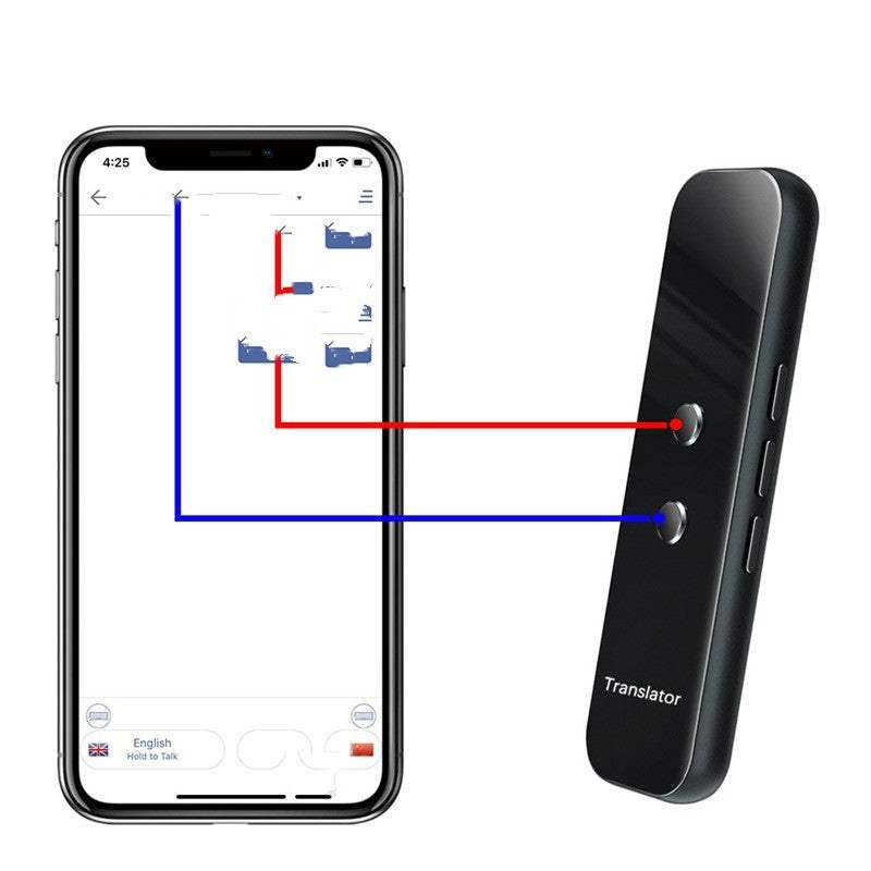 Intelligent Translator Bluetooth Multi Language Translation