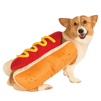 Rolig Halloween kostumer för hundar Valp Husdjur kläder Hot Dog Design hund kläder Husdjur Apparel kläder upp katt part kostym e Sut