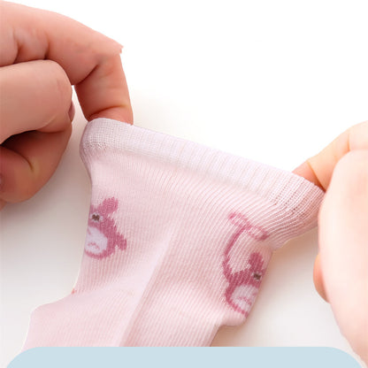 Cartoon Short Tube Baby Socks Boneless Newborn Socks