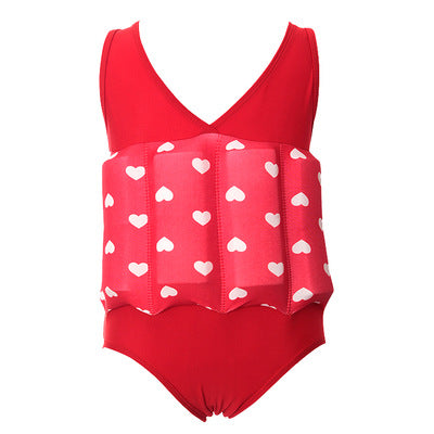 Maillot de bain de flottabilité maillot de bain flottant d'entraînement une pièce flottant détachable pour enfants