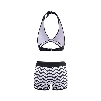 Zigzag Print Ladies Swimwear Bikini