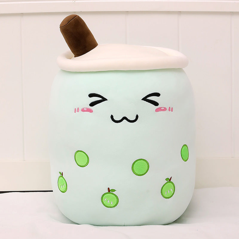 Pearl milk tea cup pillow