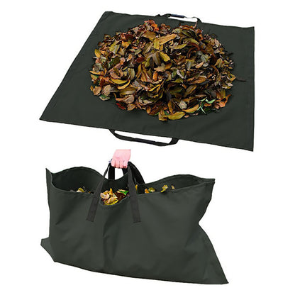 Garden Leaf Storage Outdoor Lawn Yard Waste Tarpaulin Container Recyclable Heavy Duty Garden Tote Garbage Bags