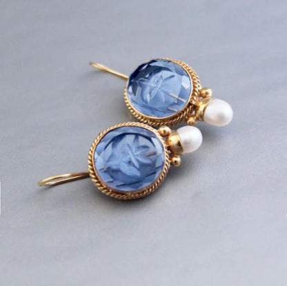 Women's Creative Retro Geometric Pendant Earrings