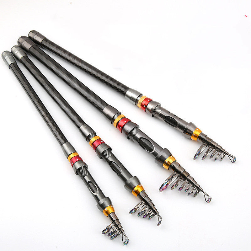 Carbon fishing rod short section mini sea rod