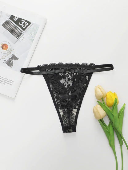 Sexy Lace, Breathable, Ultra-thin Women's Lingerie Lingerie Set