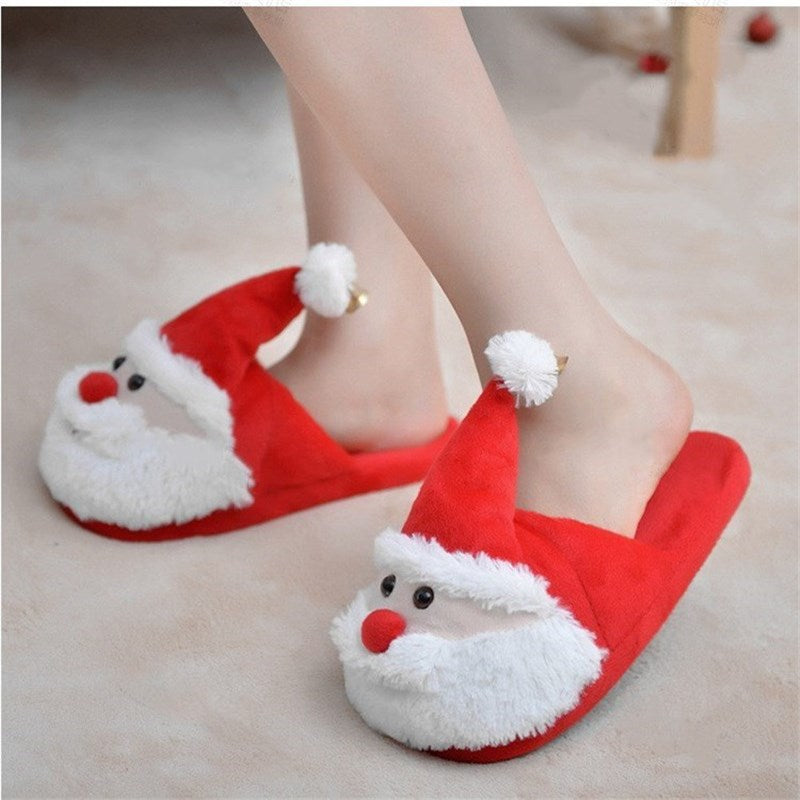 Santa Claus Home Children Cotton Shoes