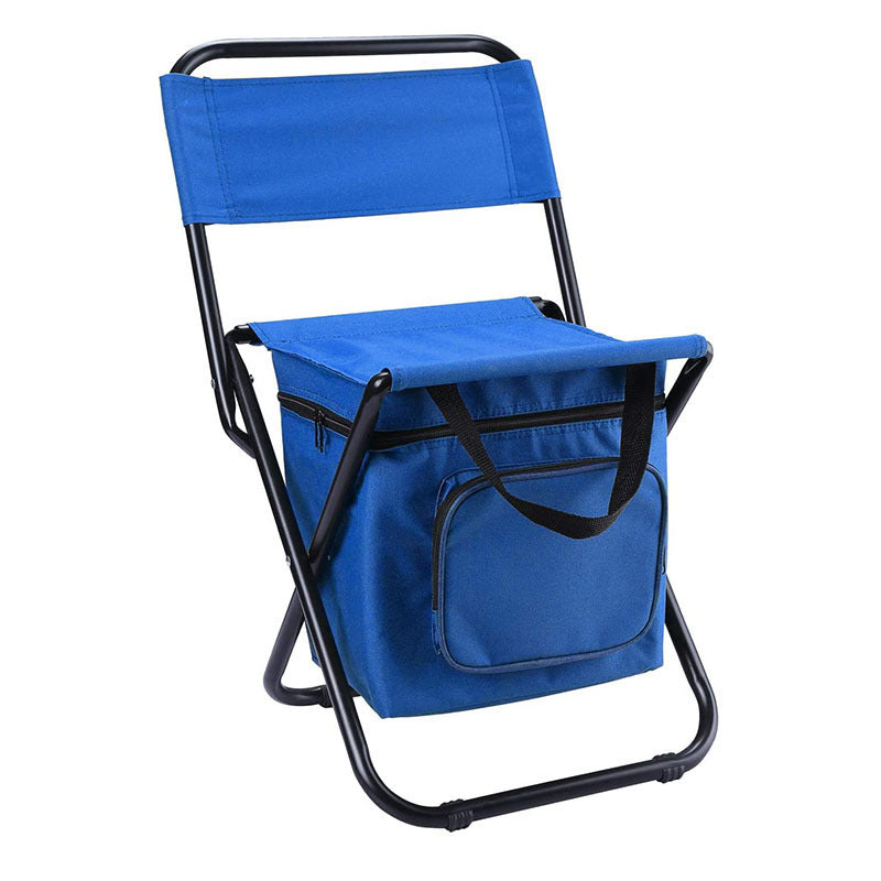 Chaise de pêche pliante, sac à dos isolant avec sac isotherme, chaise de plage pliante Portable, siège de Camping, tabouret pliant