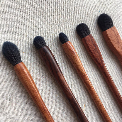 Rosewood makeup brush