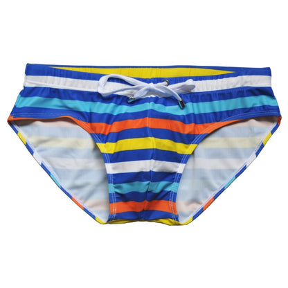 Hommes maillot de bain rayé avec corde marque homme maillot de bain plage court surf arrimage sexy homme triangulaire vente chaude été