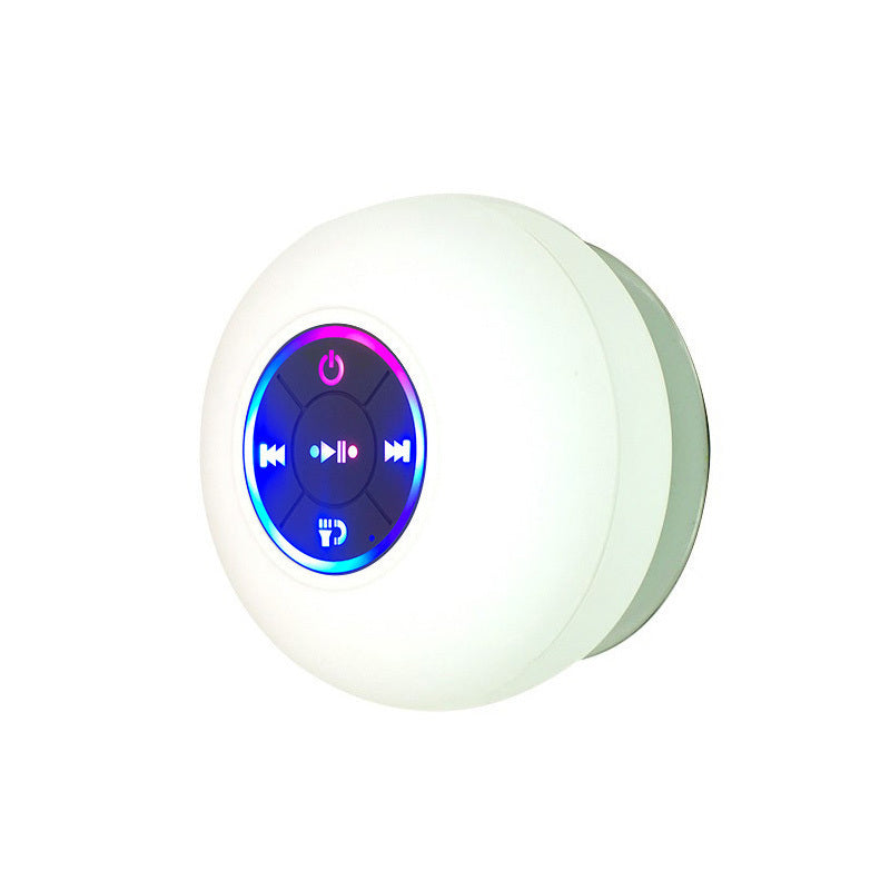 Stor sugkopp Vattentät Bluetooth-högtalare LED-ljusutsändande